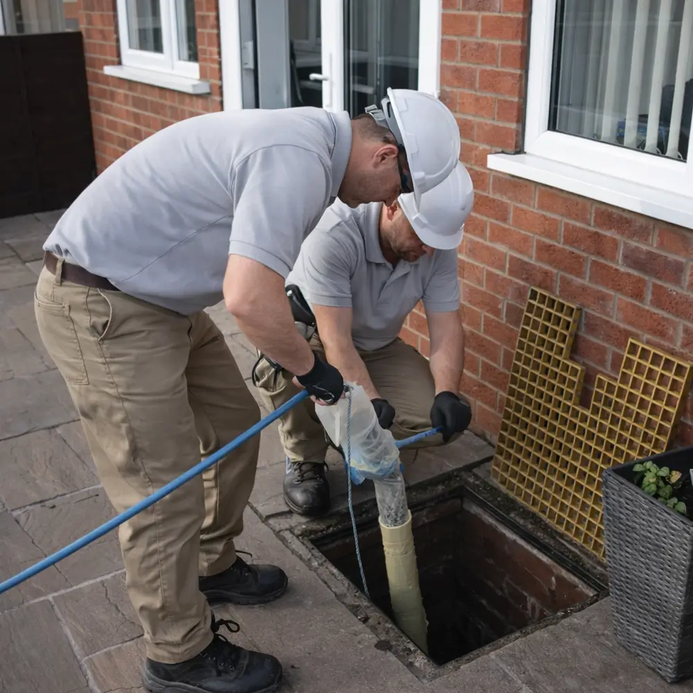 Blocked drain repair service in Longfield
